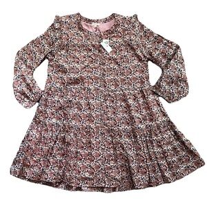 NWT $228 Kalani Dress Pink Blossom Large Pink Chicken